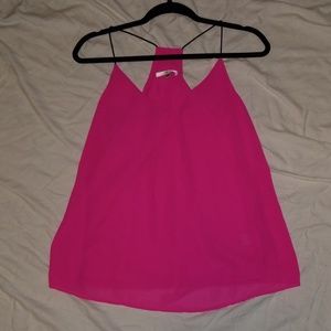 Bright Pink Summer Top Small NWOT
